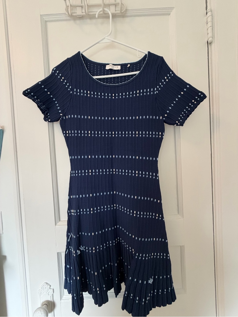 Sandro Knit Dress with imperfections